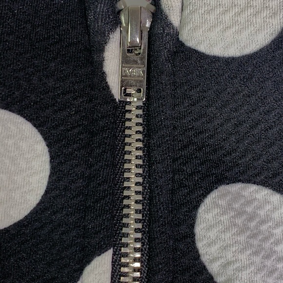 Sunny Girl Black & White Polka Dot Women Dress | S - Picture 5 of 7